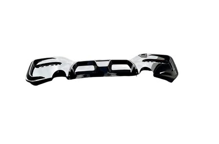 CS look diffusor glanzend zwart passend voor BMW 1 serie F20 LCI en F21 LCI diffusor 
