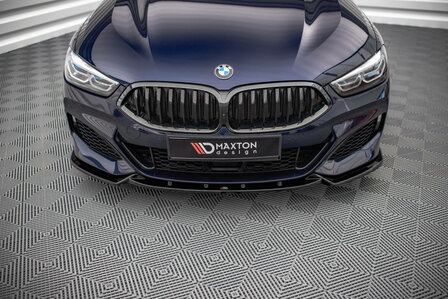 Frontsplitter glanzend zwart passend voor BMW 8 serie G15 en G16 versie 3