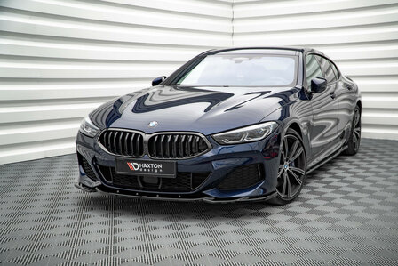 Frontsplitter glanzend zwart passend voor BMW 8 serie G15 en G16 versie 4