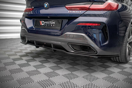 Diffusor aanzet glanzend zwart passend voor BMW 8 serie G16 Maxton Design
