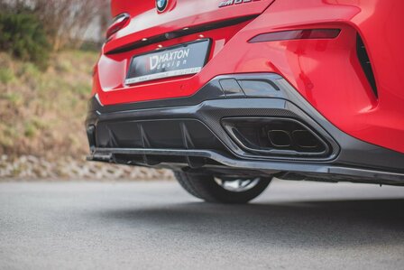 Diffusor aanzet glanzend zwart passend voor BMW 8 serie G15 Maxton Design