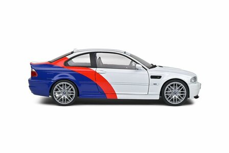 BMW M3 E46 wit met M kleur decals