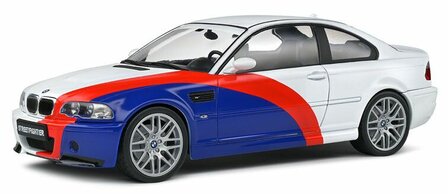 BMW M3 E46 wit met M kleur decals