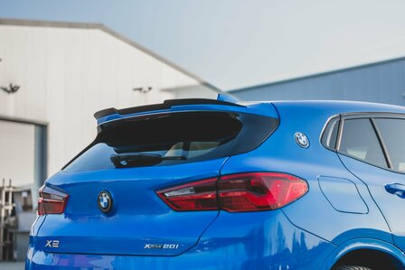 Spoiler cap glanzend zwart passend voor BMW X2 F39 Maxton Design