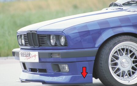 Rieger front lip passend voor BMW 3 serie E30 type 2