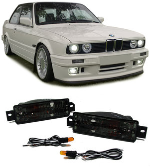 Smoke knipperlichten passend voor BMW 3 serie E30 type 2