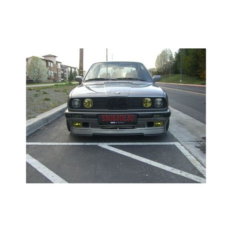 Aluminium splitter passend voor BMW 3 serie E30 type 2 met IS frontlip