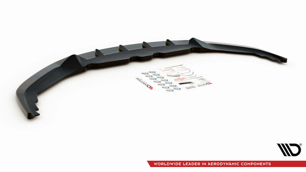 Frontsplitter glanzend zwart passend voor BMW 8 serie G15 en G16 versie 3