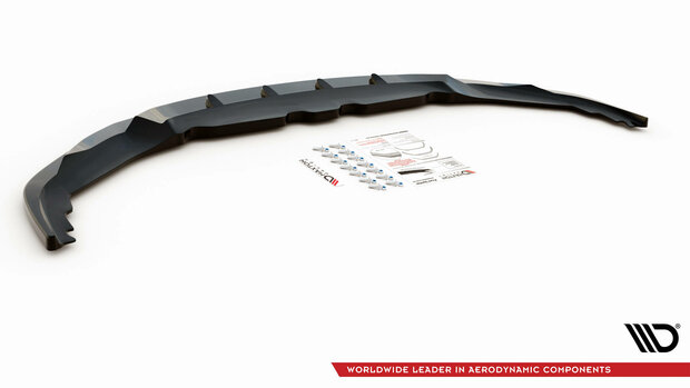 Frontsplitter glanzend zwart passend voor BMW 8 serie G15 en G16 versie 4