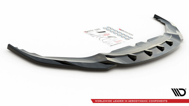 Frontsplitter glanzend zwart passend voor BMW 8 serie G15 en G16 versie 4
