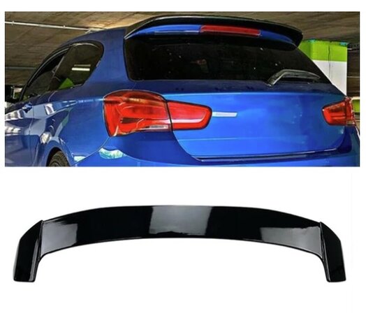 Dakspoiler glanzend zwart passend voor BMW 1 serie F20 en F21 glanzend zwart