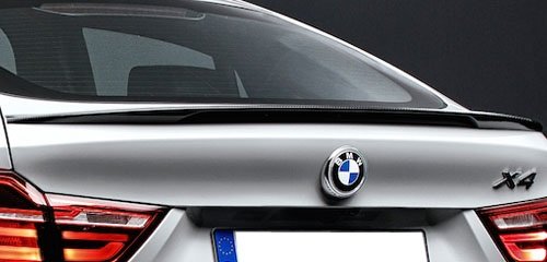 Glanzend zwarte kofferspoiler passend voor BMW X4 F26