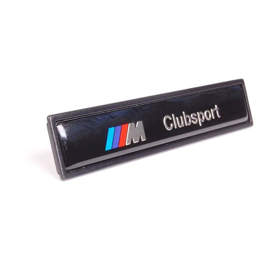 M Clubsport stootlijst logo passend voor BMW 3 serie E36 origineel BMW