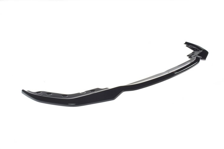 Frontspoiler V2 glanzend zwart passend voor BMW 3 serie G20 en G21 met M pakket voorbumper model 2019 - 2022