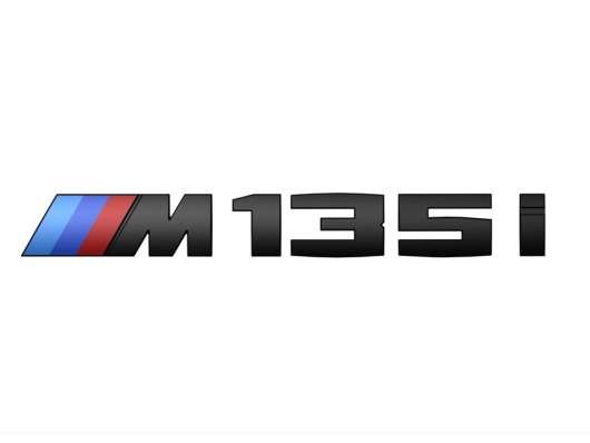 BMW M135i blackline logo origineel BMW