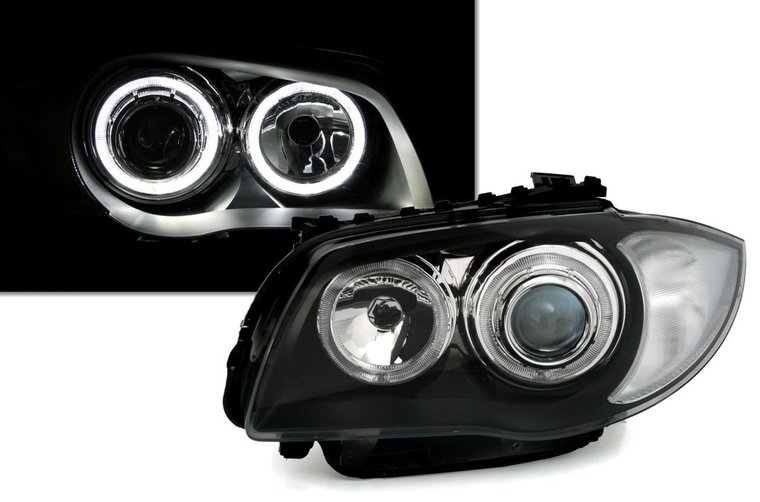 Angel eyes V2 LED passend voor BMW 1 serie E81 E82 E87 E87 LCI E88