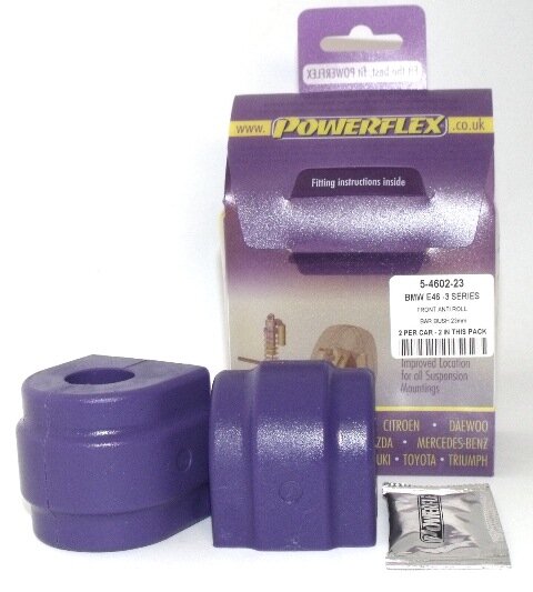 Powerflex Road Series Anti roll bar rubber voor 23mm BMW 3 serie E46 Compact 1999 &ndash; 2006