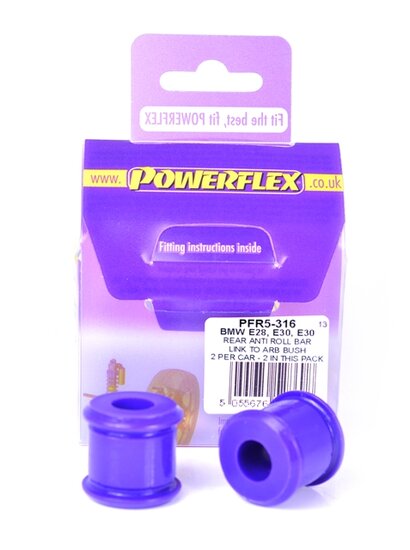 Powerflex Road Series Anti roll bar achter end link naar bar bus BMW 3 serie E46 M3 incl. CSL 1999 &ndash; 2006