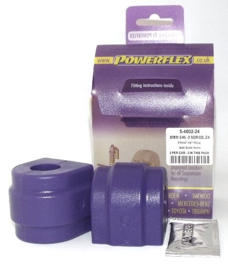 Powerflex Road Series Anti roll bar rubber voor 24mm BMW 3 serie E46 Xi/XD (4wd) 1999 &ndash; 2006