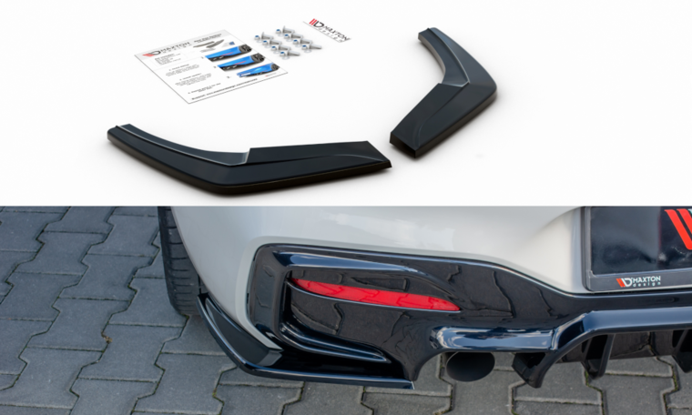 Maxton Design diffusor zijkanten V3 M pakket BMW 1 serie F20LCI en F21LCI