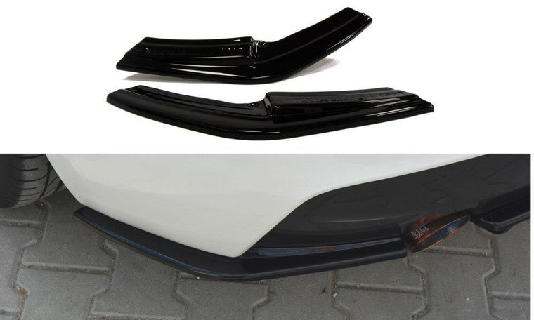 Diffuser hoeken zijkanten M pakket achterbumper passend voor BMW 1 serie F20 en F21 Maxton Design