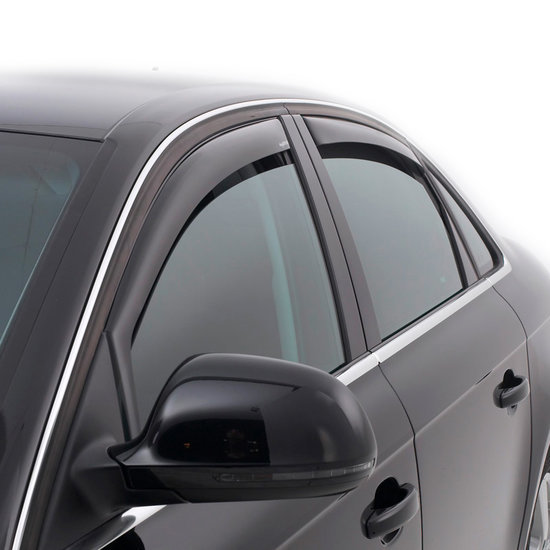 ClimAir zijwindschermen voorportieren dark passend BMW 1 serie E87 5 deurs 
