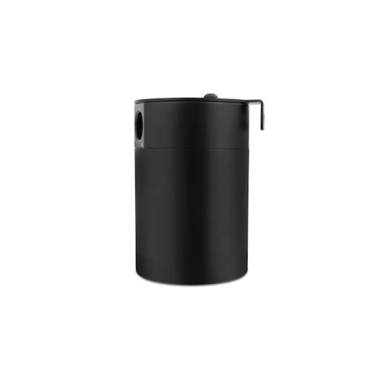 Mishimoto compact baffled oil catch can 2 port zwart