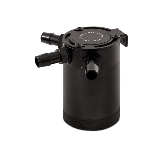 Mishimoto compact baffled oil catch can 3 port zwart