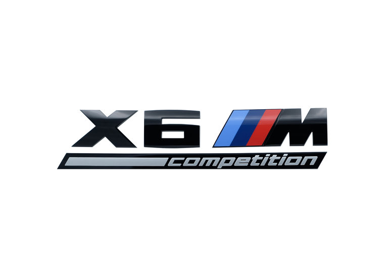 X6M Competition embleem origineel BMW
