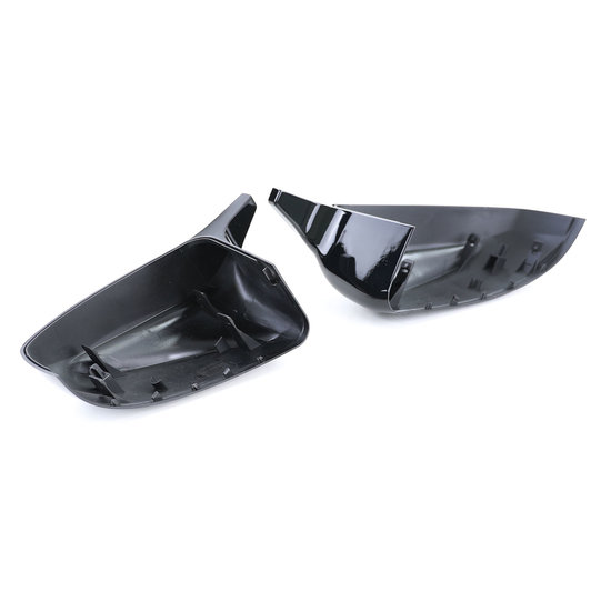 EVO spiegelkappen glanzend zwart passend voor BMW X5 E70 en X6 E71