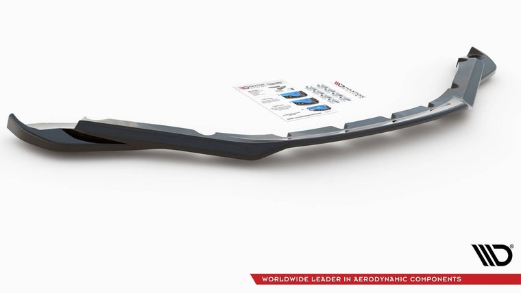 Maxton Design splitter achter glanzend zwart BMW I8