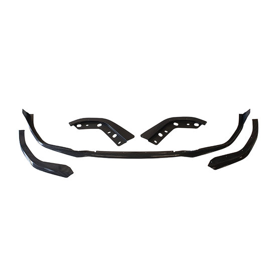 Performance look carbon look frontspoiler passend voor BMW 3 serie G20 en G21 model 2019 - 2022 