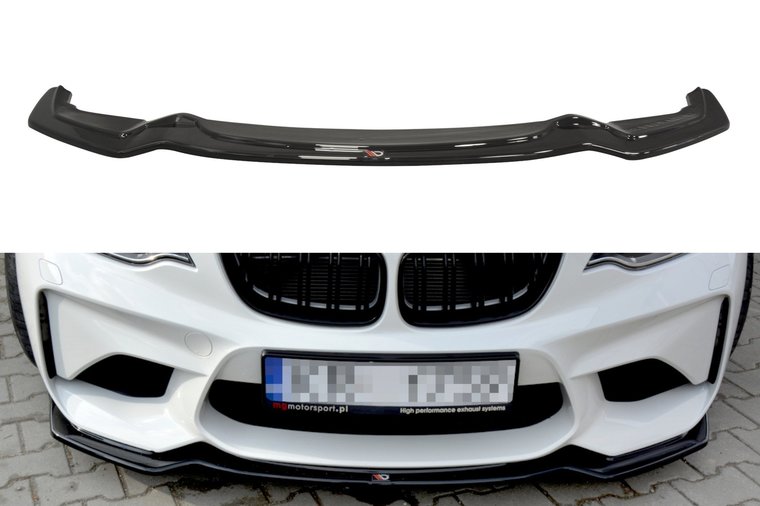 Front splitter V1 passend voor BMW M2 F87 Maxton Design