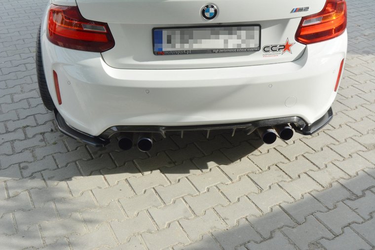 Zijsplitters achter versie 1 passend voor BMW M2 F87
