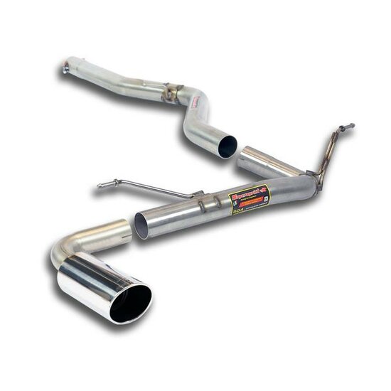 Supersprint BMW 3 Serie F34 GT LCI connecting pipe en achterpijp o90(muffler delete)