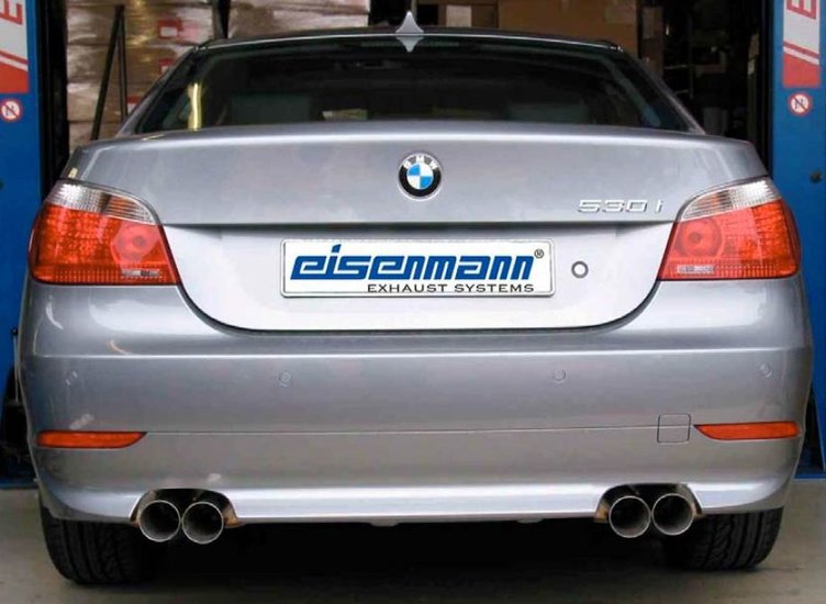 Eisenmann einddemper 2x76mm BMW 5 serie E60 520d 525d 530d