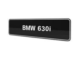 BMW 630i showroom platen origineel BMW