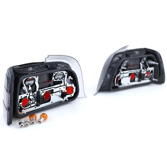 Achterlichten smoke / white Inpro look passend voor BMW 3 serie E36 coupe en cabrio