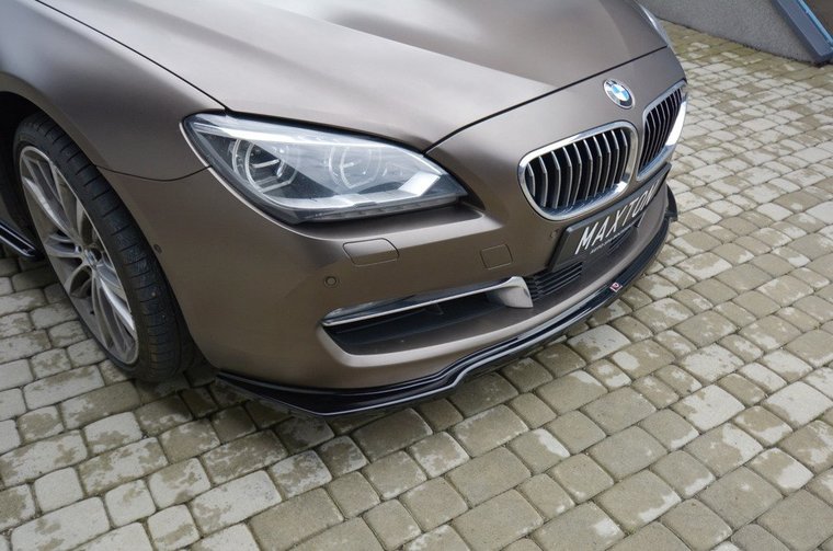 Maxton Design front splitter standaard voorbumper BMW 6 serie F06 gran coupe 2012 - 2014