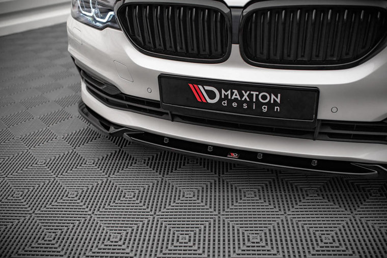 Maxton Design front spoiler V2 BMW 5 serie G30 standaard voorbumper