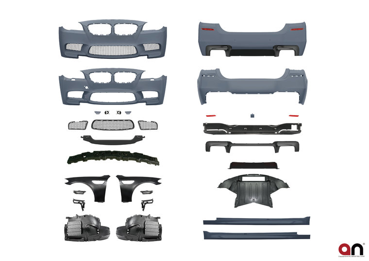 AN Premium EVO pakket met zijschermen BMW 5 serie F10
