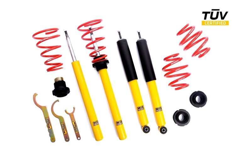 MTS Technik schroefset met Eibach veren passend voor BMW 3 serie E30 met 51mm voorpoten