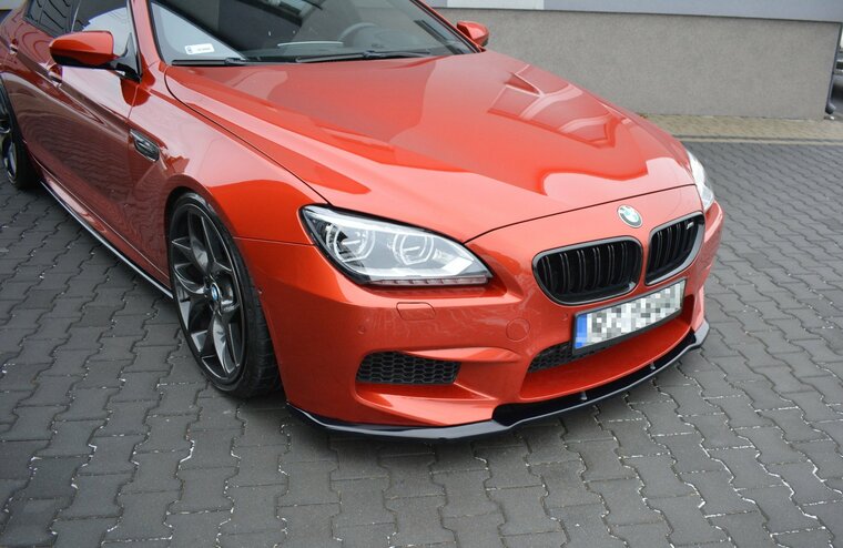 Maxton Design front spoiler versie 1 passend M pakket voorbumper BMW 6 serie F06 F12 F13