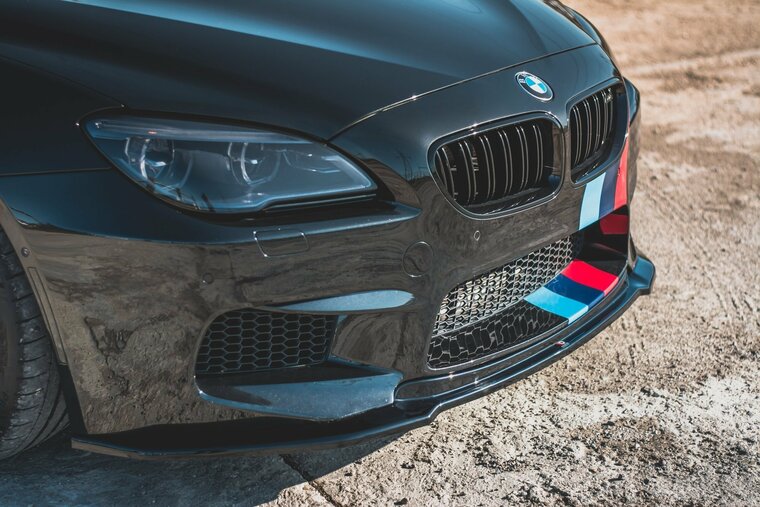 Maxton Design front spoiler versie 2 passend M pakket voorbumper BMW 6 serie F06 F12 F13