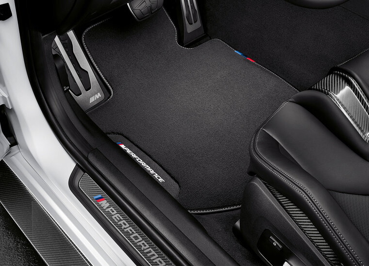 M Performance mattenset passend voor BMW 4 serie G23 cabrio en M4 G83 cabrio origineel BMW
