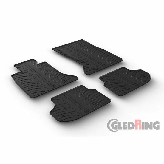 Rubber matten passend voor BMW 5 serie F10 en F11 model 2010 - 2013 