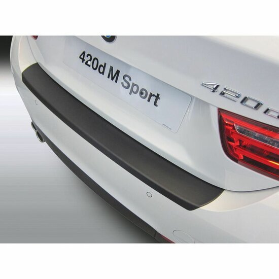 ABS Achterbumper beschermlijst passend voor BMW 4 serie F36 Gran Coupe met M pakket achterbumper
