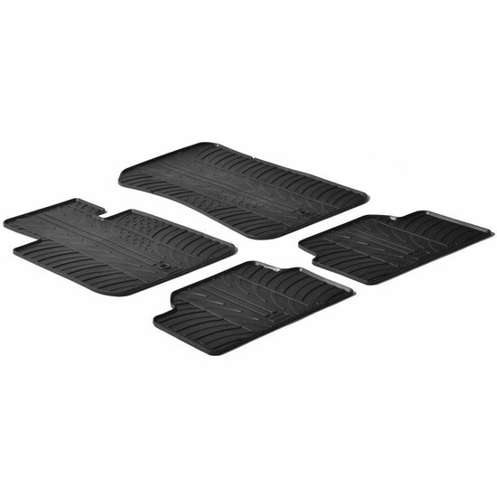Rubber matten passend voor BMW 1 serie E81, E87, E87 LCI 