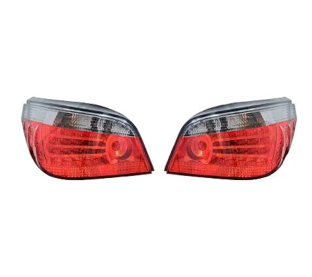 Achterlichten LED rood / smoke passend voor BMW 5 serie E60 sedan 2003 - 2007