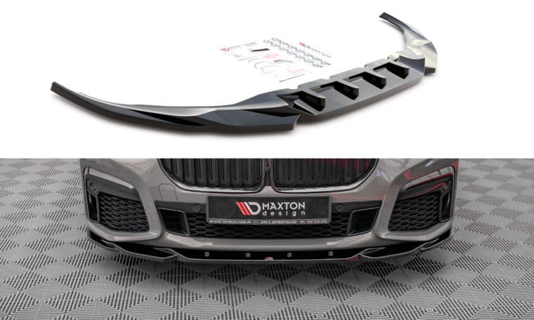 Maxton Design front splitter V2 M pakket BMW 7 serie G11 LCI
